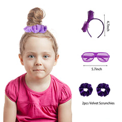 Joizomou 80s neon scrunchies keep hair secure and stylish