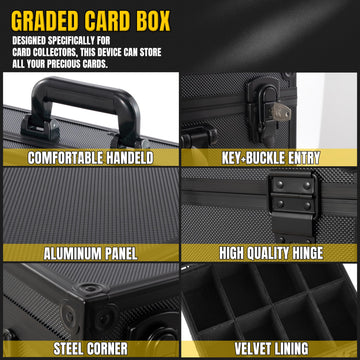 JOJOUP impact-resistant hard-shell protects cards.