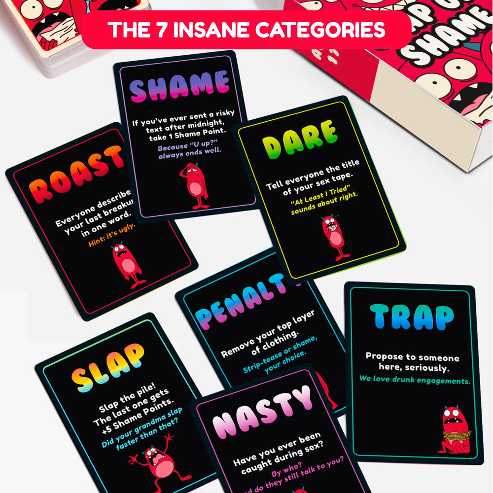 JOKABLY Slap of Shame-roast cards spark playful roasts and banter.