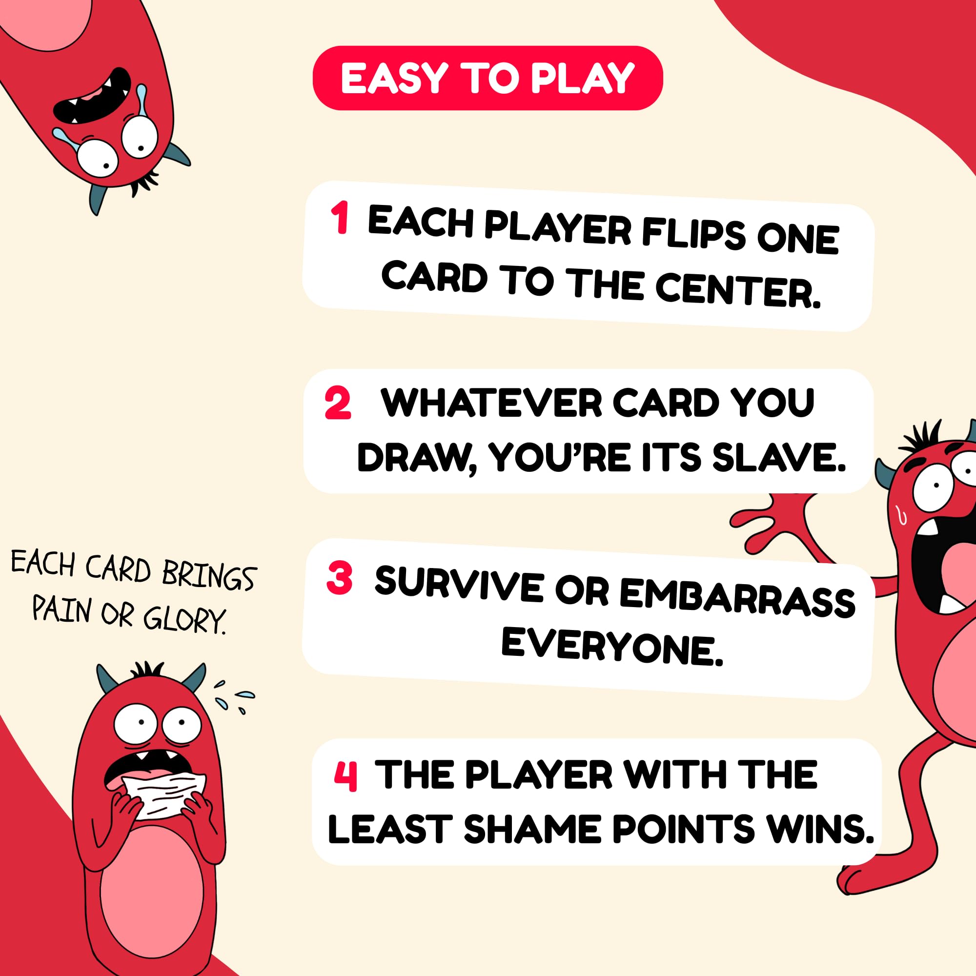 JOKABLY Slap of Shame-trap cards add surprise twists to rounds.