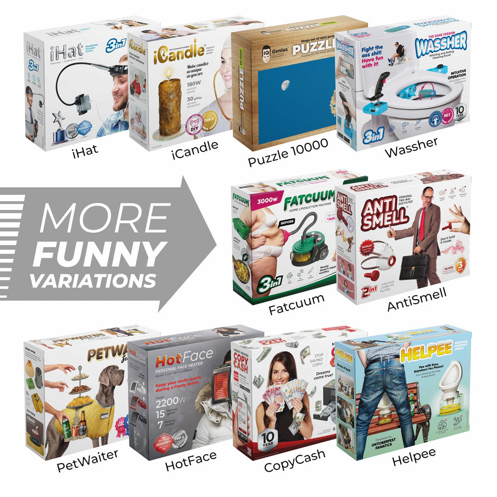 Jokebox CopyCash birthday prank box in use during gift exchange