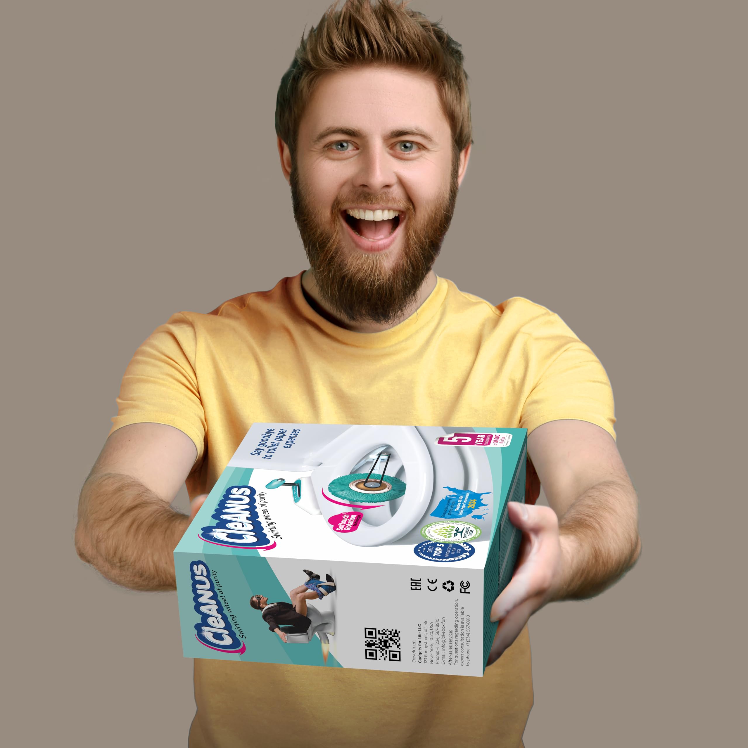 Jokebox durable corrugated cardboard box adds sturdy feel to pranks