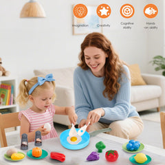 JOKERKING 35Pcs condiment jars inspire seasoning and creative play