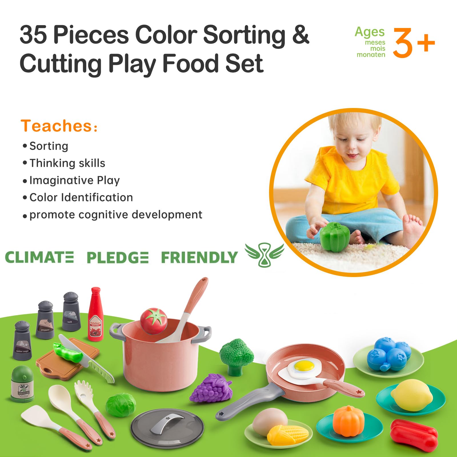 JokerKing non-toxic ABS plastic ensures safe toddler play