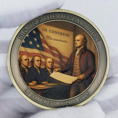 Jokimu durable zinc alloy coin resistant to tarnish and wear