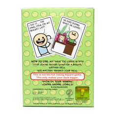 Joking Hazard Expansion 4 100 new cards close-up for humor variety.