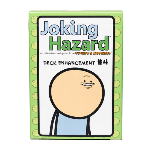 Joking Hazard Expansion 4 deck cards boost party gameplay and laughs.