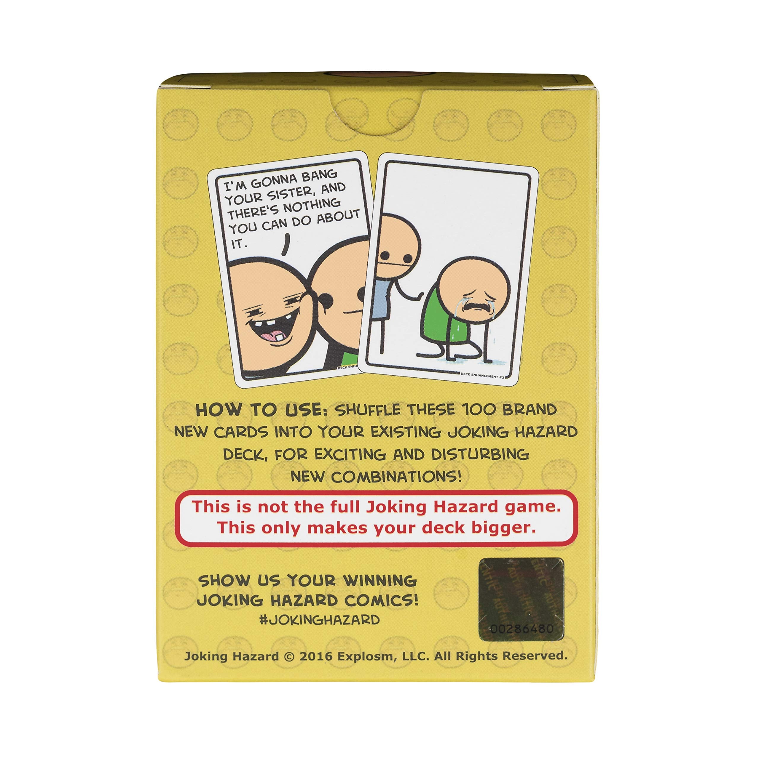 Joking Hazard Enhancement #2 expands your deck with new cards, ideal for game night chaos.