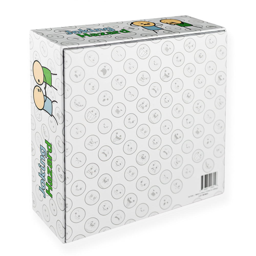 Joking Hazard enlarged box with cards inside ready for organization