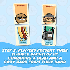 Joking Hazard Master Dater packaging highlights quick, no-fuss setup.