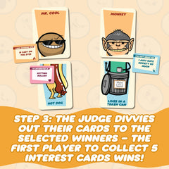 Joking Hazard Master Dater cards invite friendly debate and laughs.