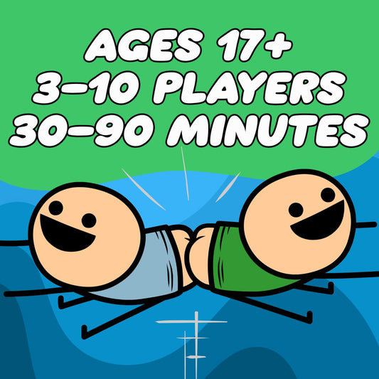 Joking Hazard panel cards closeup highlighting 360 panels for endless humor.