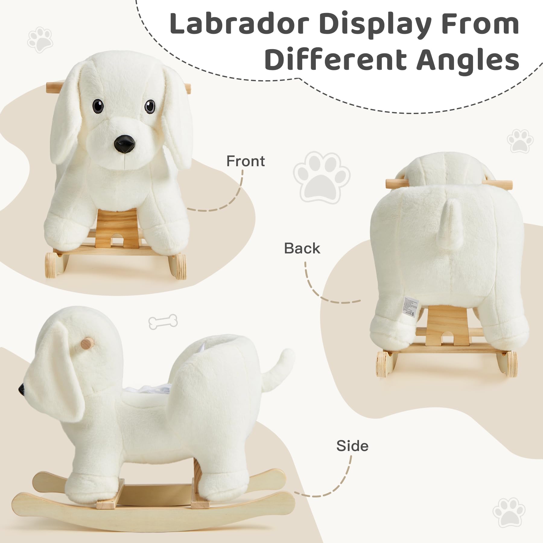 Maximum load of 150 lbs supports growing kids safely