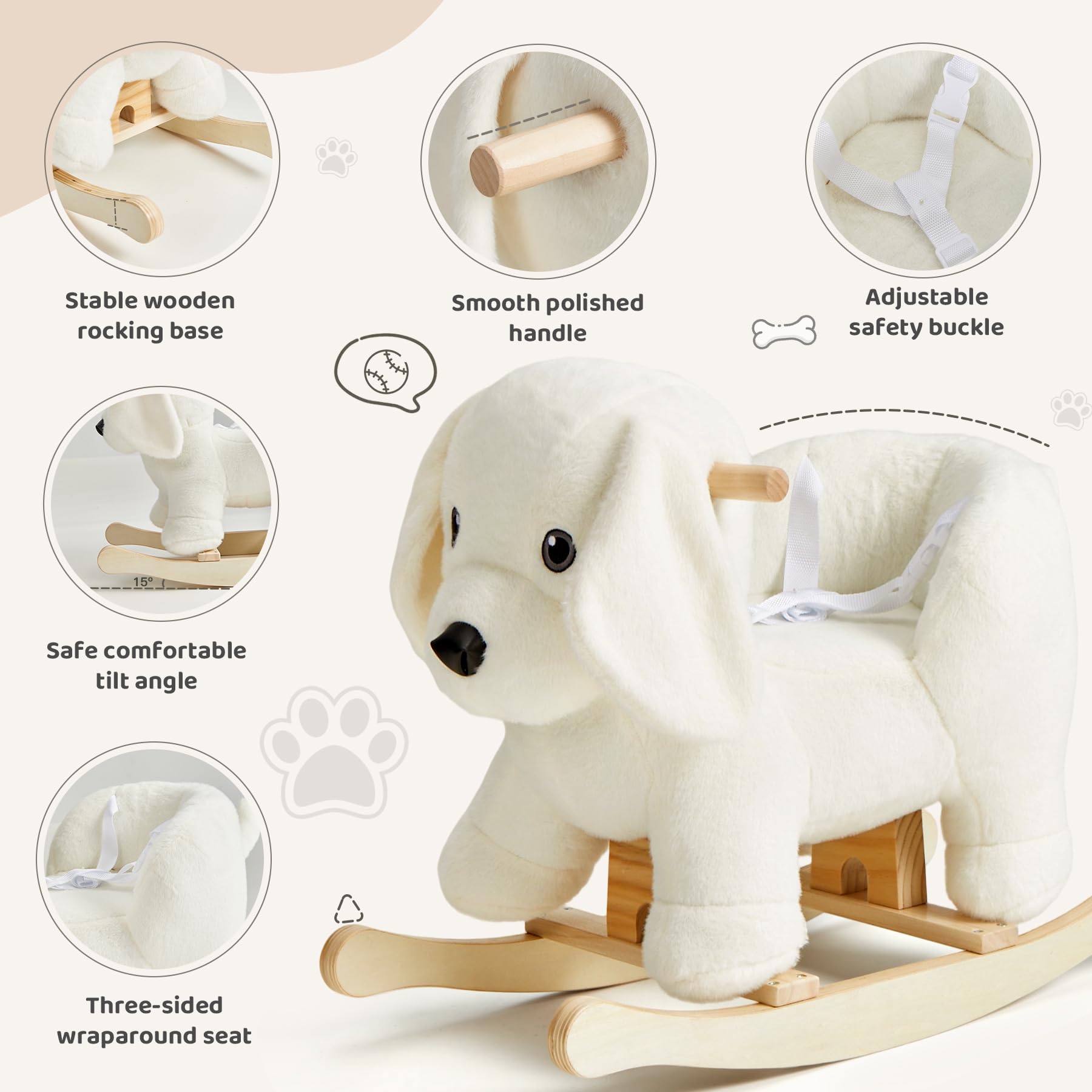 Washable fabric cushion keeps cleanup simple after play