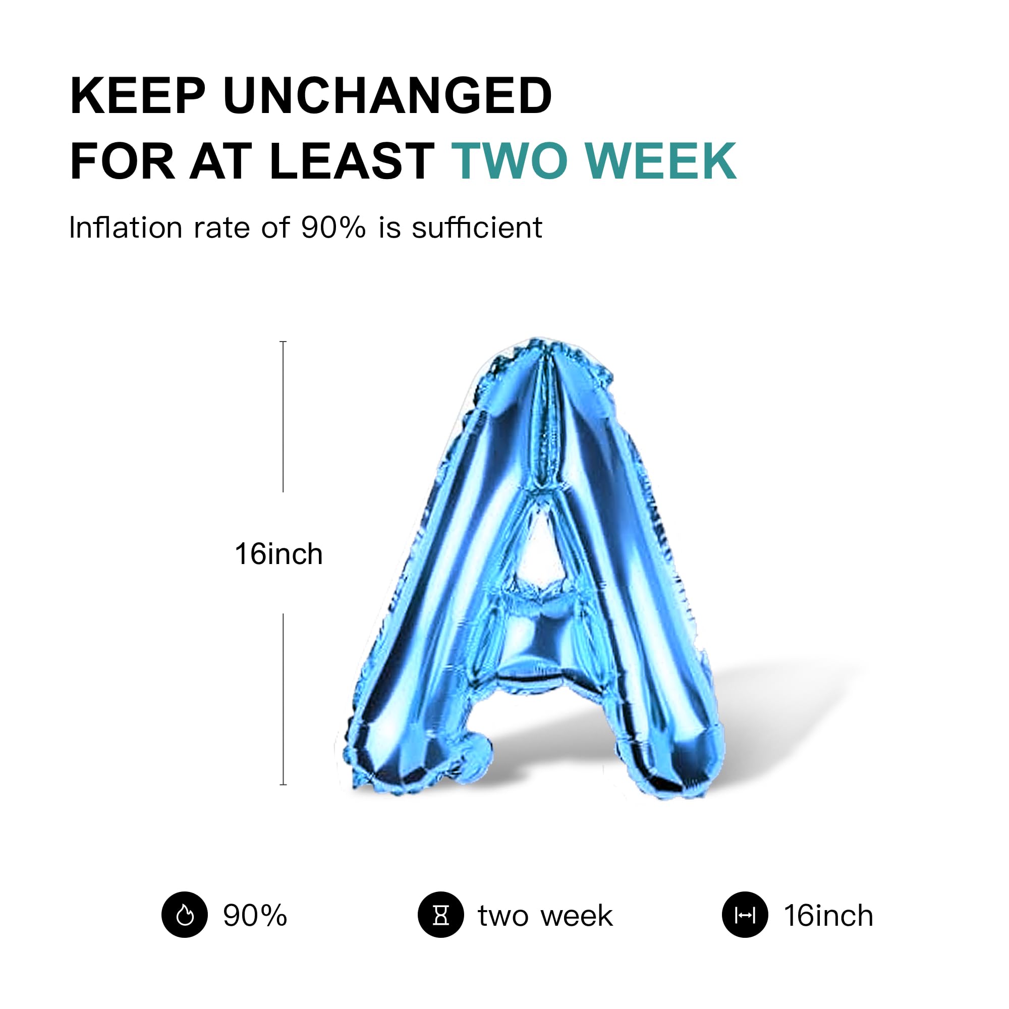 Jolixiraz self sealing foil balloons inflate easily with pump