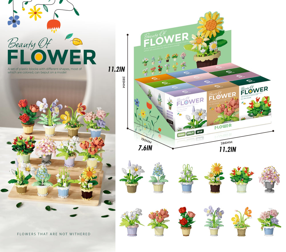 Jollcnoia DIY flower blocks invite creative arrangements for unique home decor.