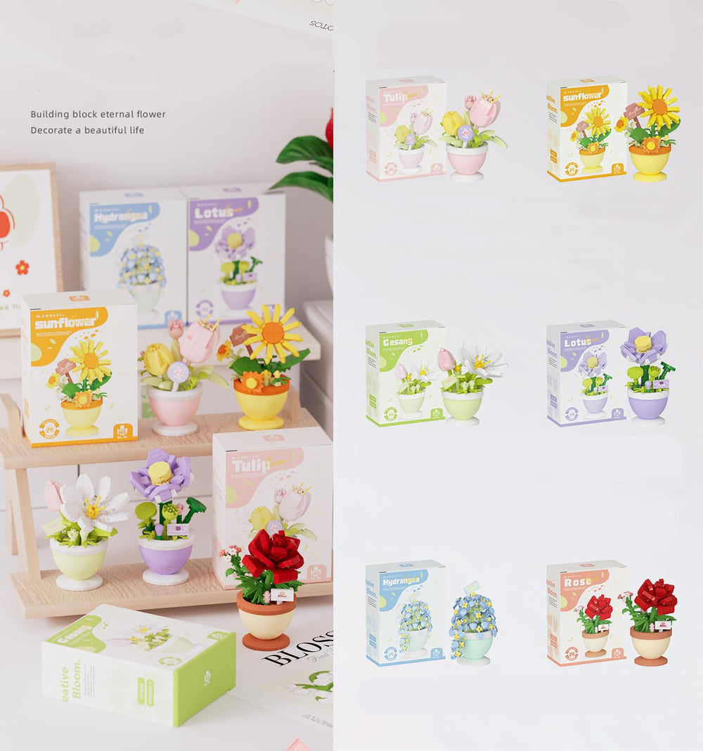 In-box packaging shows Hydrangea kit ready for unboxing