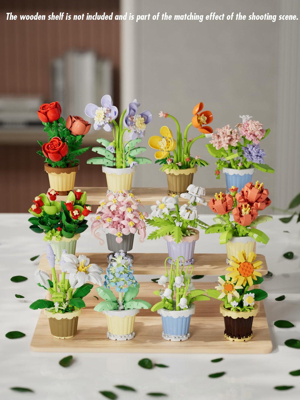 Jollcnoia nature-inspired blocks provide a soothing decorative accent for rooms.