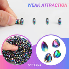 Jollicube storage tin keeps the 550pcs stones organized and safe.