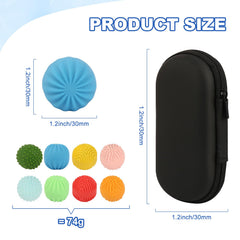 Jollicube silicone magnetic balls close-up highlighting quiet tactile play