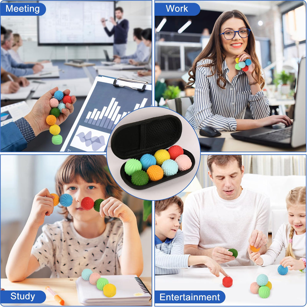 Jollicube silicone magnetic balls ideal for office use and focused work