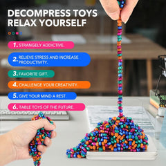 Weak attraction design lets you use beads while reviewing documents