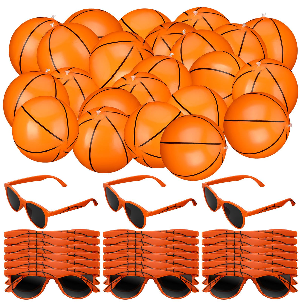 JolliLudo basketball beach ball, 12-inch close-up for pool games and summer fun.