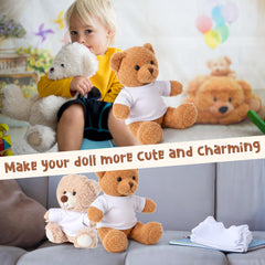 Blank plush clothing from JolliLudo enables creative customization for plush gifts.