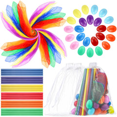 JolliLudo colorful scarves ready for vibrant dance and group activities