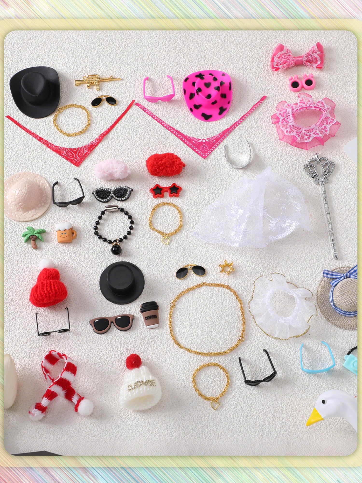 JolliLudo goose dressing set, expands display options for desk decoration and photography.