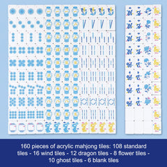 JolliLudo full mahjong set in bag for easy transport
