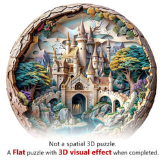 Jollitot 3D layered art castle showing depth for gallery-style decor
