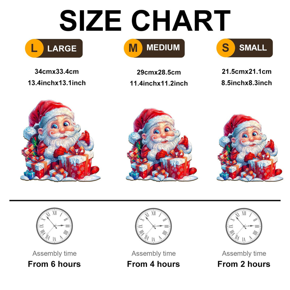 Jollitot Christmas gifts snow scene, colorful 280-piece jigsaw.
