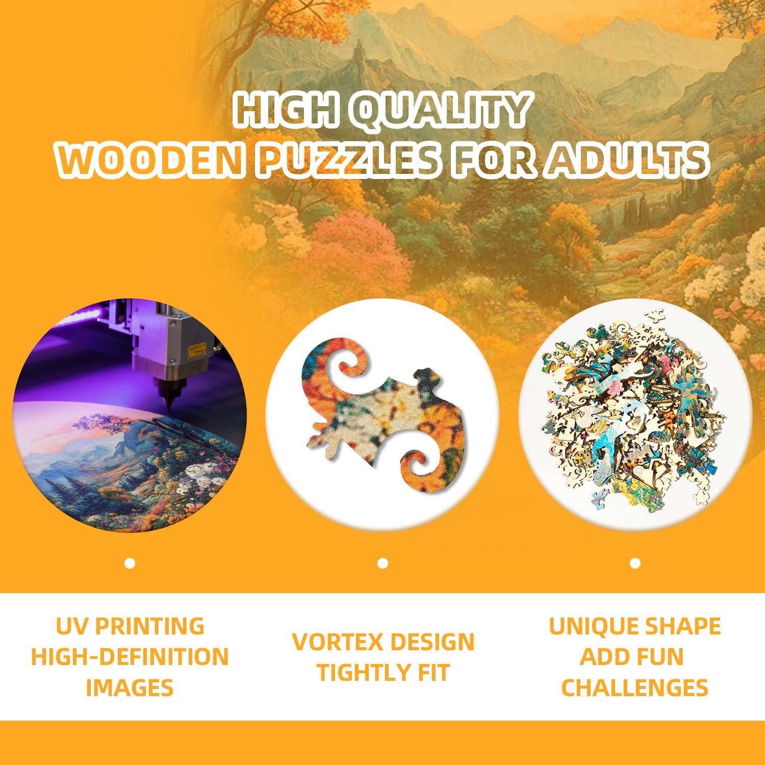Jollitot irregular laser-cut shapes add playful challenge for puzzle fans.