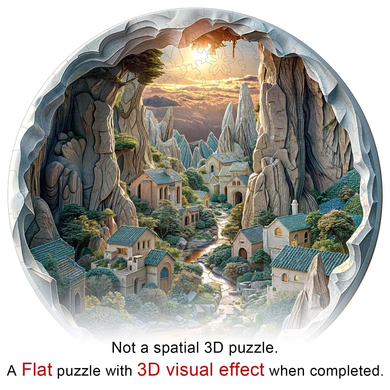 Jollitot round-mandala-view puzzle highlighting intricate details for focused play
