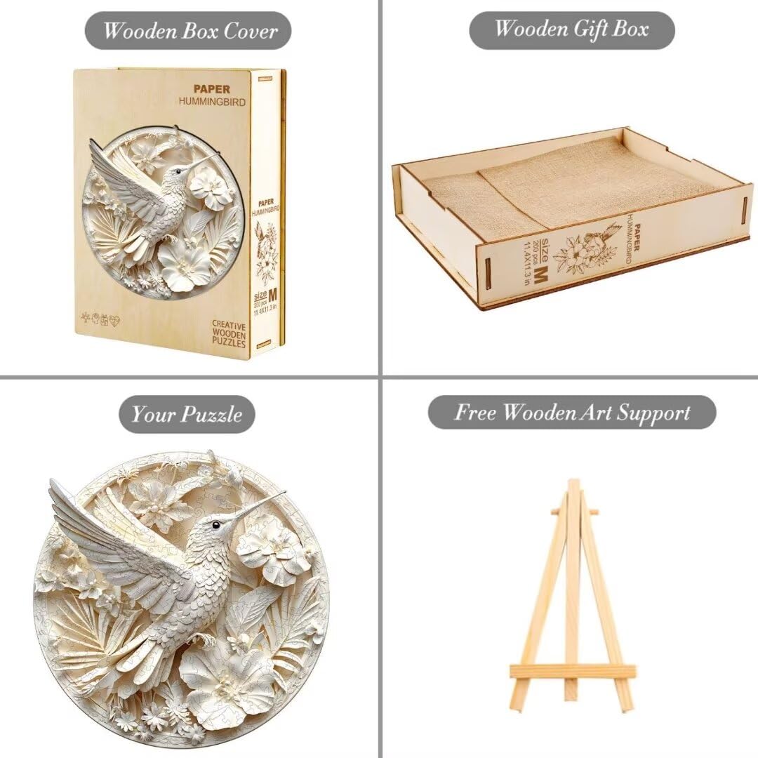 Jollitot wooden storage box complements the puzzle with a stylish, durable container.