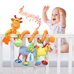 Jollybaby giraffe easy-clean fabric simplifies after-meal and travel cleanup