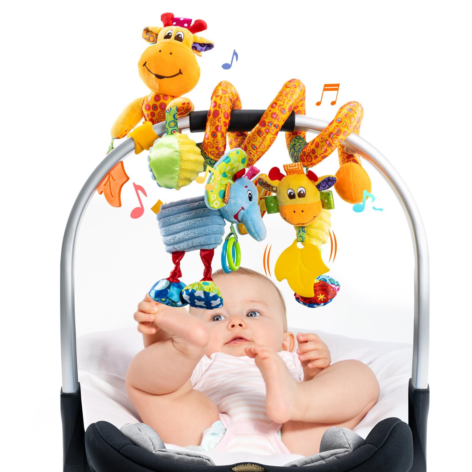 Jollybaby giraffe gift-ready packaging makes a thoughtful baby shower present