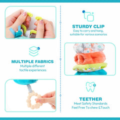 Jollybaby stroller and car-seat hanging toy for on-the-go entertainment