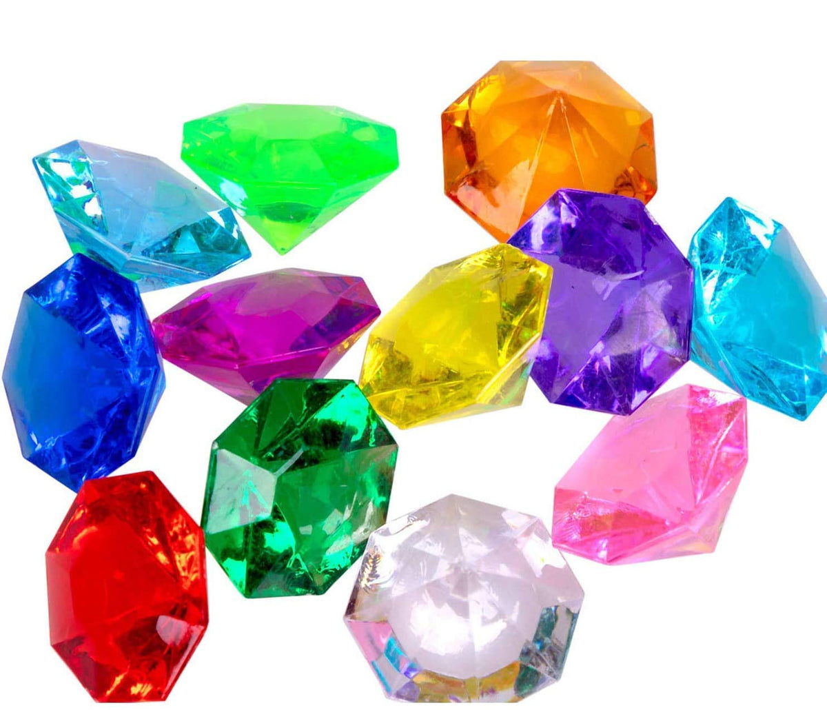 Jollylife acrylic diamonds sparkle in pool decor, catching light and boosting ambiance.
