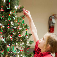 Jollylife beaded candy cane ornaments shown for joyful, classroom-friendly crafting sessions.
