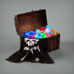 Jollylife pirate treasure diamonds spark a playful hunt centerpiece and treasure vibe.