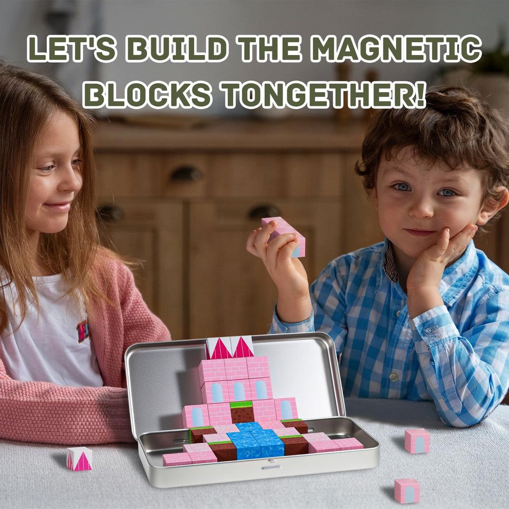 Jollynamy castle-themed magnetic build inspires imaginative play on desks and fridges