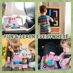 Jollynamy 0.8-inch magnetic cubes with tactile magnets for hands-on learning
