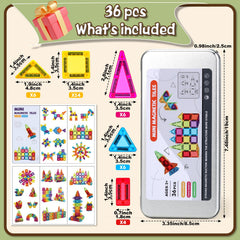 Jollynamy Mini Tiles safe plastic with smooth edges for little hands.
