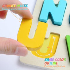 JOLSNAF wooden puzzle boosts preschool learning through playful exploration.