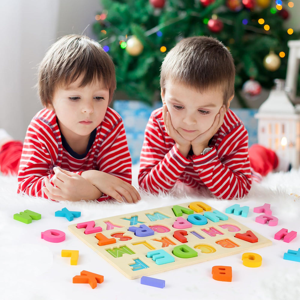 JOLSNAF wooden puzzle with safe rounded edges for worry-free playtime.