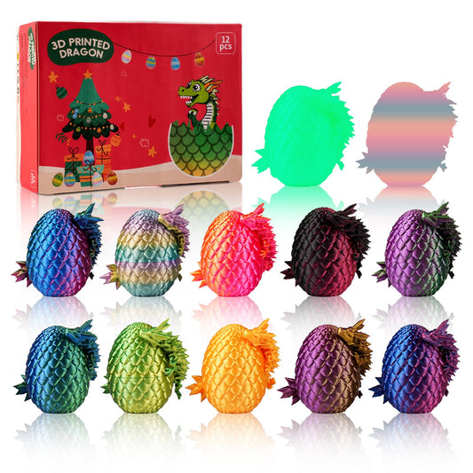 JOMBY dragon eggs 12pc collection on display, a colorful centerpiece to spark conversation.