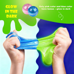 Jomi & Jolly light purple slime ball for imaginative crafting.