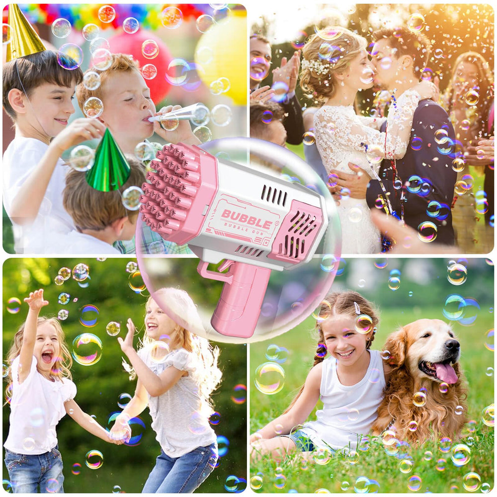 JONEG bubble machine ideal for indoor parties and celebrations